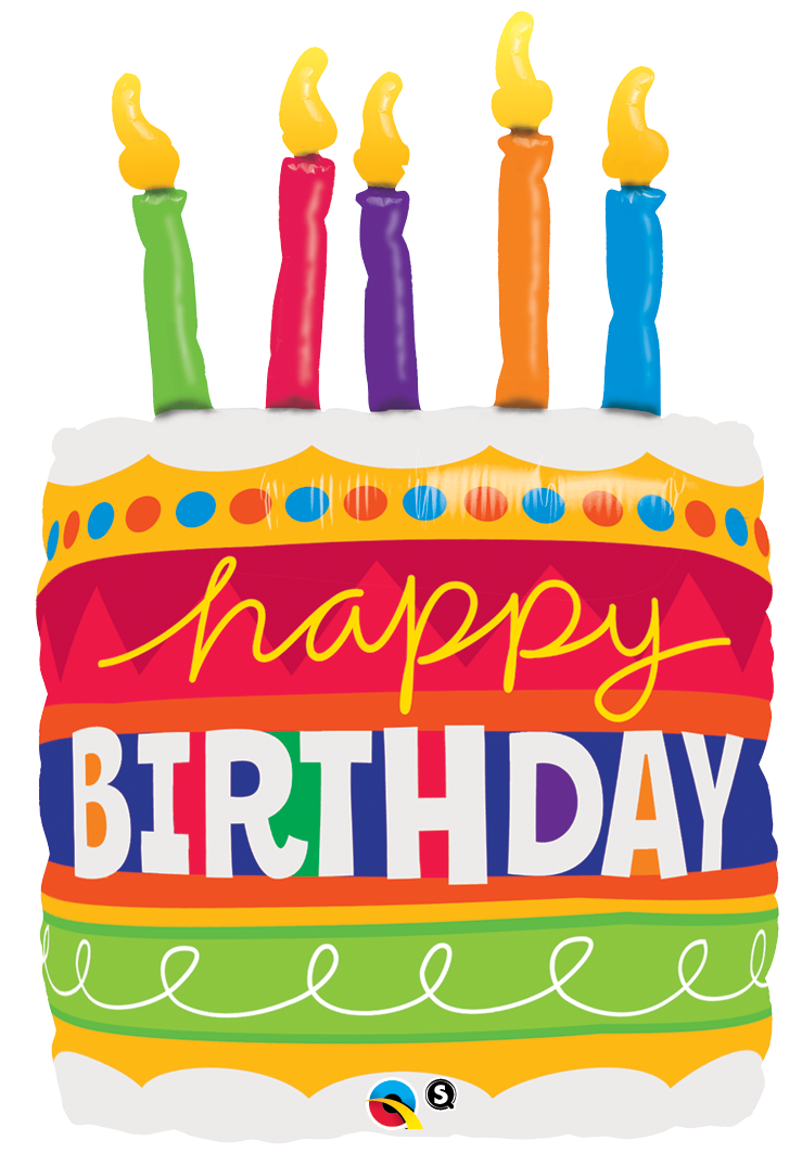 Supershape - Birthday Cake & Candles