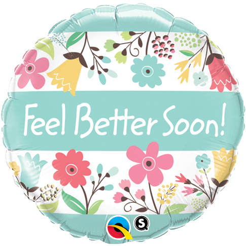 18" - Feel Better Soon! Floral